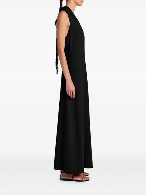 Proenza Schouler Ember halterneck maxi dress - Black - zdjęcie produktu nr 2