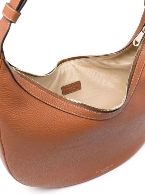 Aspinal Of London Hudson Crescent shoulder bag - Brown