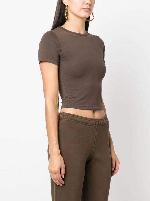 ENTIRE STUDIOS short-sleeved organic-cotton T-shirt - Brown - zdjęcie produktu nr 2