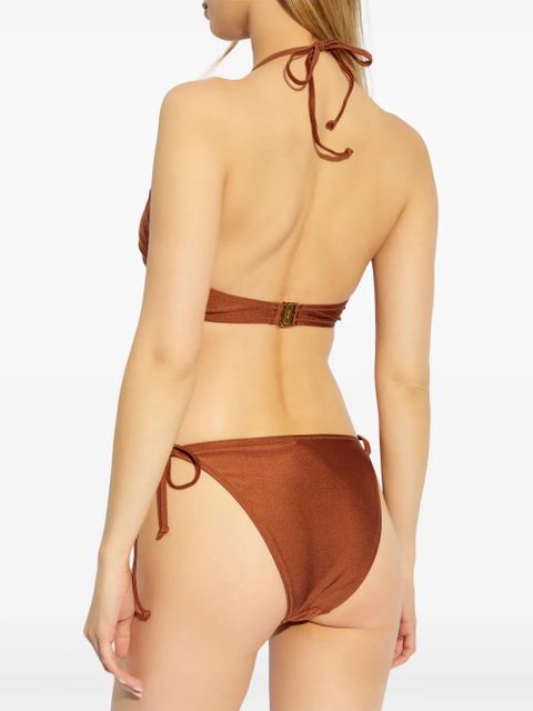 GANNI side-tie bikini bottoms - Brown - zdjęcie produktu nr 2