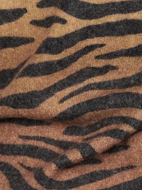 MC2 Saint Barth zebra-print sweater - Brown - zdjęcie produktu nr 2