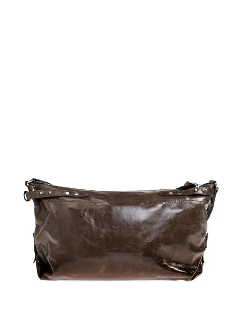 ISABEL MARANT Winna Day studded shoulder bag - Green