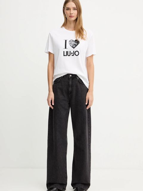 Liu Jo t-shirt bawełniany - zdjęcie produktu nr 1