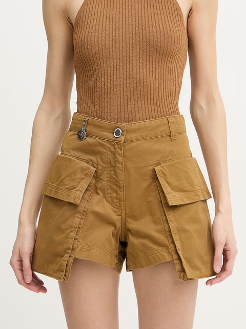 Pinko szorty cargo damskie bawełniane - zdjęcie produktu nr 2