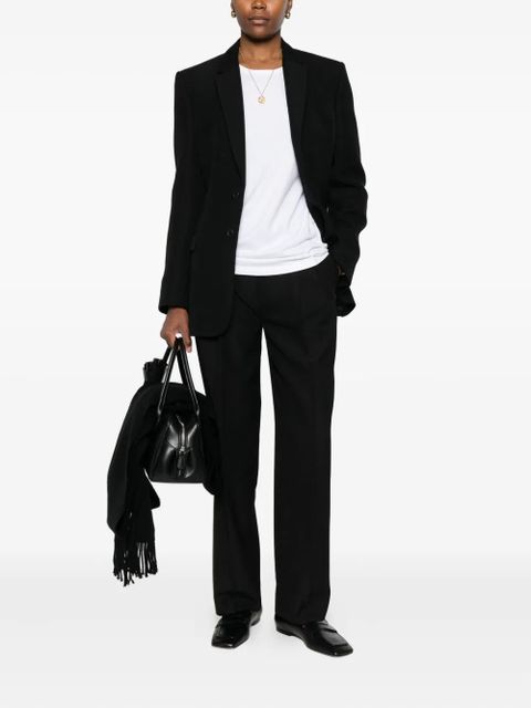 TOTEME double-pleat tailored trousers - Black