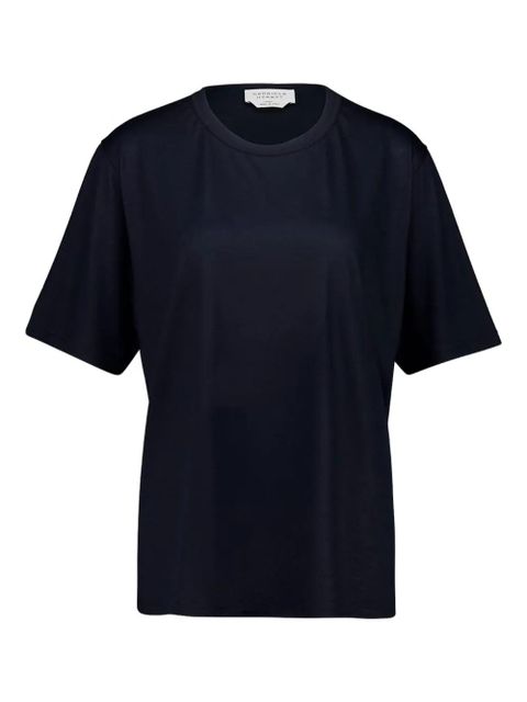 Gabriela Hearst Kirby short-sleeve crew-neck cashmere t-shirt - Blue - zdjęcie produktu nr 1