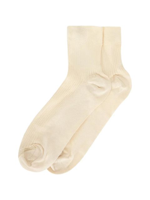 Valentino Garavani ribbed socks - Neutrals - zdjęcie produktu nr 2