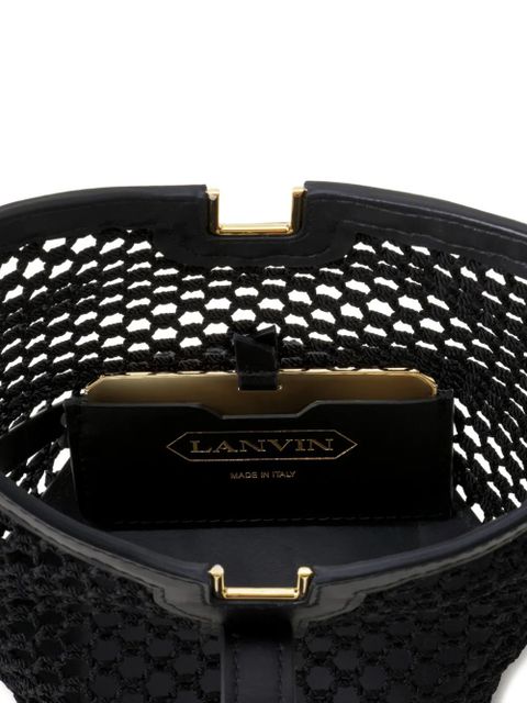 Lanvin studded bucket bag - Black