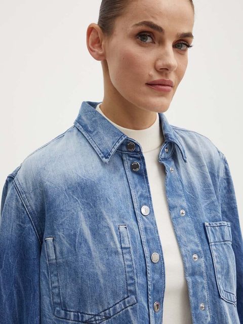 BOSS Orange koszula jeansowa