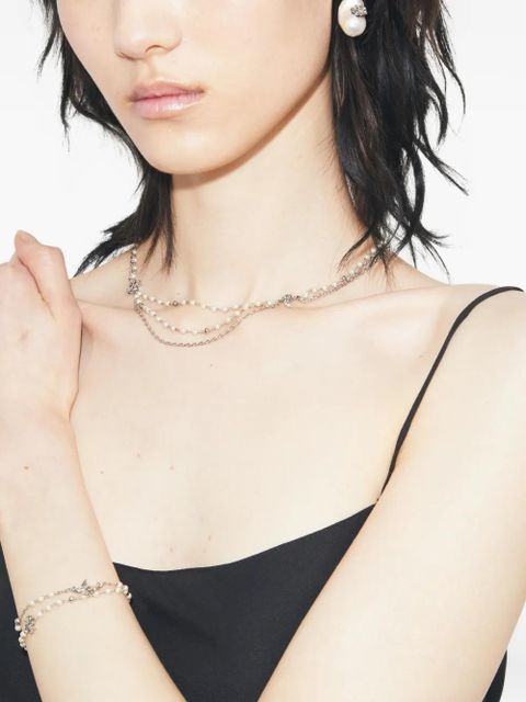 Tory Burch Moondance multi strand pearl necklace - Silver - zdjęcie produktu nr 2