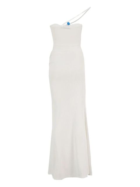 Christopher Esber Crystal Pin Cutaway Cami maxi dress - White - zdjęcie produktu nr 2