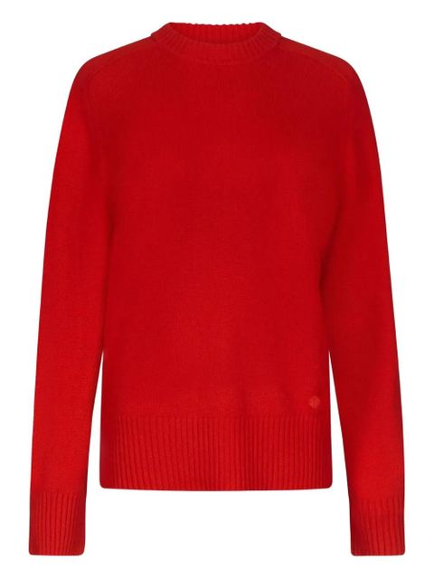 LouLou de Saison drop shoulder ribbed sweater - Red - zdjęcie produktu nr 1