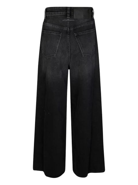 MM6 Maison Margiela splatter-detail jeans - Black