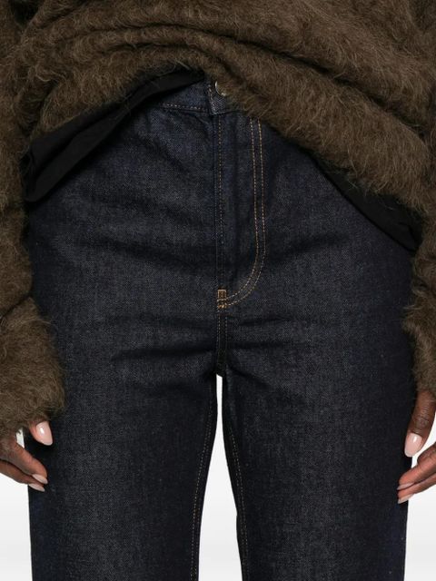 TOTEME high-rise slim-fit jeans - Blue