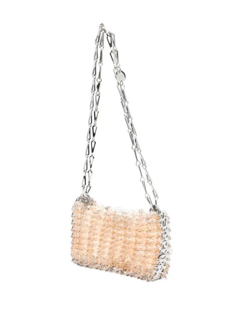 Rabanne Paco 1969 disc-charm chain shoulder bag - White - zdjęcie produktu nr 2