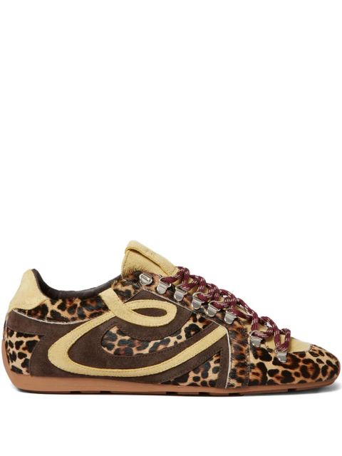 Claudie Pierlot leopard-print lace-up shoes - Brown - zdjęcie produktu nr 1