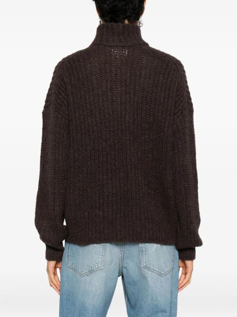 Ba&Sh Beltane zip sweater - Brown