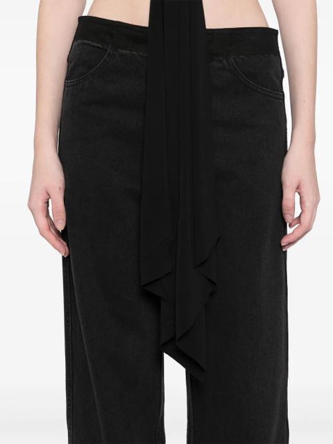 Christopher Esber deconstruct jeans - Black