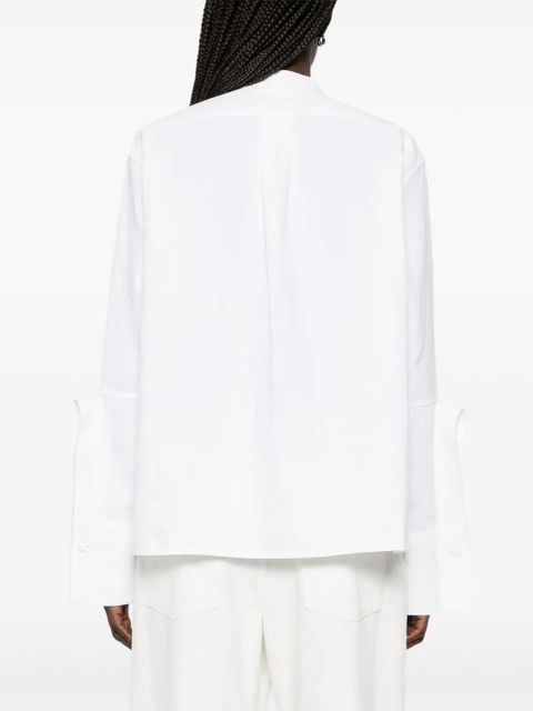 Jil Sander pintuck-detailed shirt - White