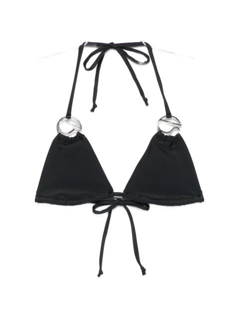 Coperni logo-appliqué bikini top - Black - zdjęcie produktu nr 1