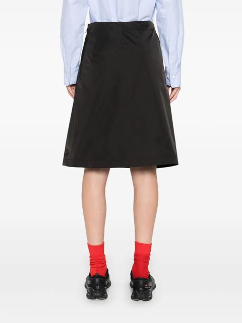 Moncler zipped midi skirt - Black