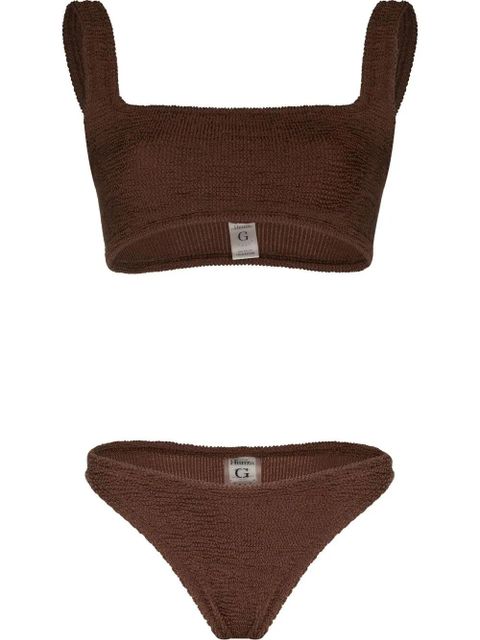 Hunza G Xandra crinkled bikini - Brown - zdjęcie produktu nr 1
