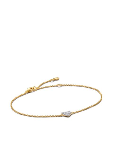 Monica Vinader Heart-charm chain bracelet - Gold - zdjęcie produktu nr 2