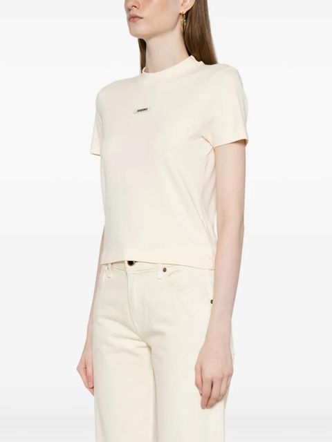 Jacquemus Le T-shirt Gros Grain top - Yellow