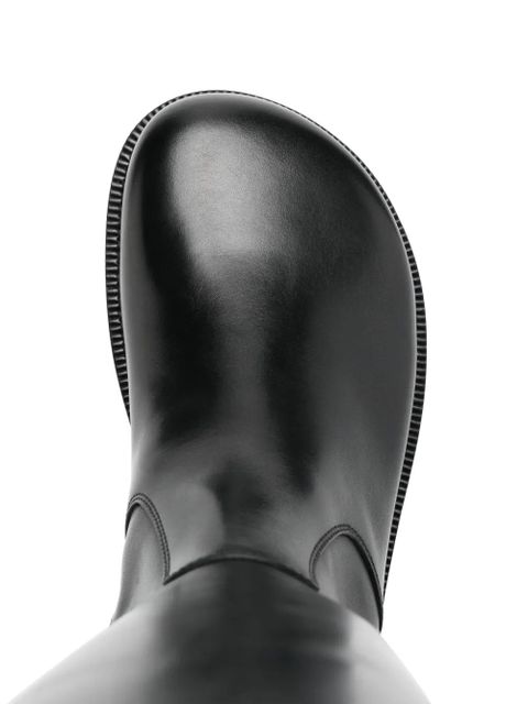 LOEWE Campo leather boots - Black - zdjęcie produktu nr 2