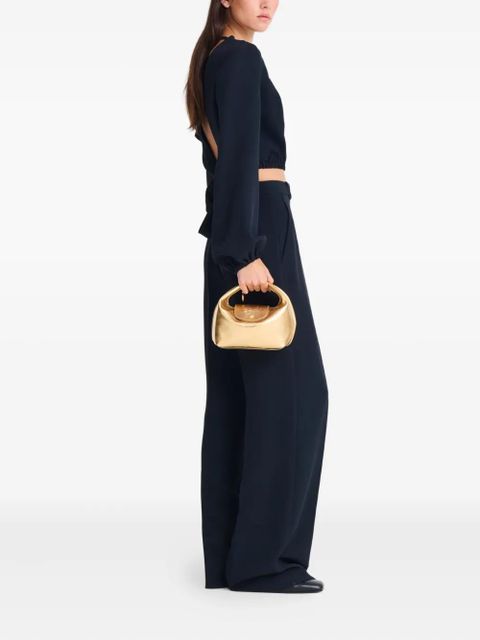 Longchamp mini Le Pliage Xtra leather tote bag - Gold - zdjęcie produktu nr 2