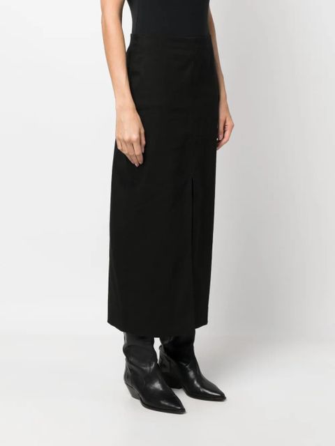 ISABEL MARANT Secia straight skirt - Black