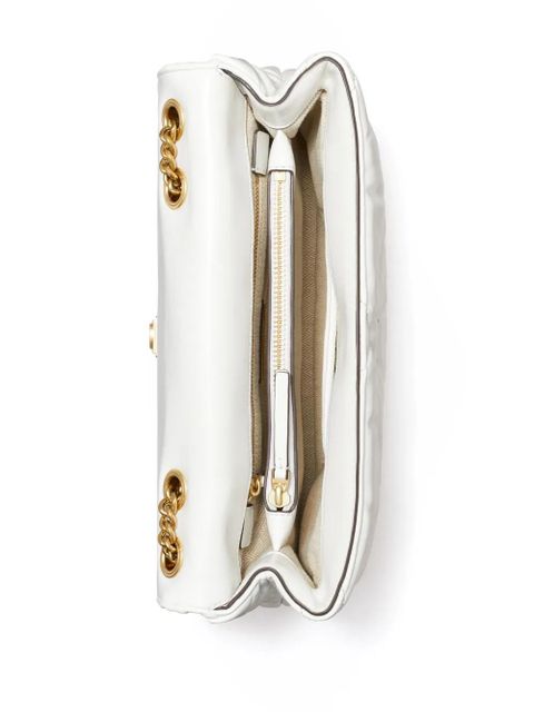 Tory Burch Kira diamond-quilted convertible shoulder bag - White