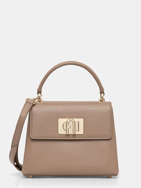 Furla torebka skórzana kolor brązowy WB00109.ARE000.1257S - zdjęcie produktu nr 1