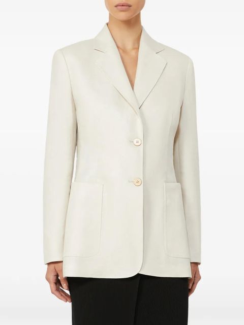 Max Mara button linen jacket - Neutrals - zdjęcie produktu nr 2