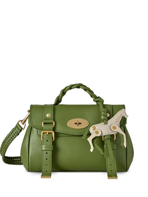 Mulberry Mini Alexa horse charm crossbody bag - Green - zdjęcie produktu nr 1