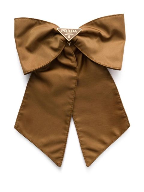 Prada Re-Nylon hair clip - Brown - zdjęcie produktu nr 1