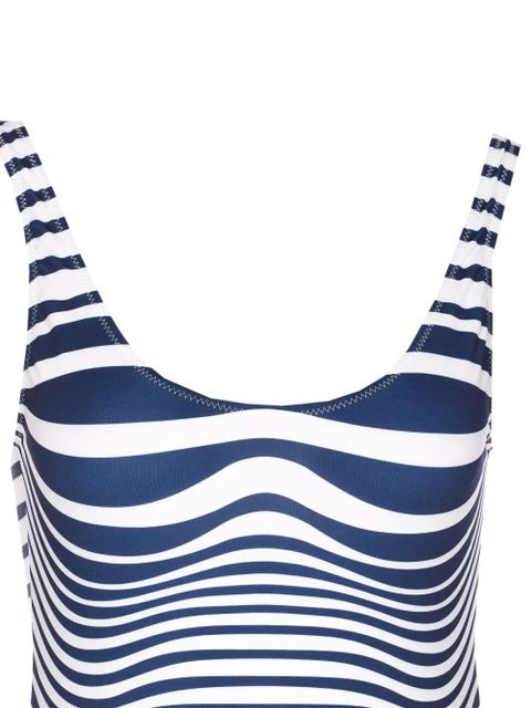 Jean Paul Gaultier printed swimsuit - Blue