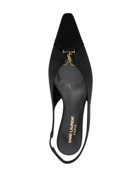 Saint Laurent Babylone slingback pumps - Black