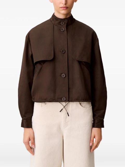 Claudie Pierlot button front cotton jacket - Brown