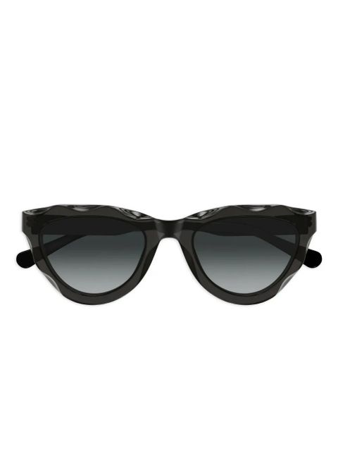 Chloé Eyewear sculpted cat-eye sunglasses - Grey - zdjęcie produktu nr 1