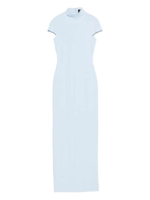 Solace London Lang mock-neck maxi dress - Blue - zdjęcie produktu nr 1