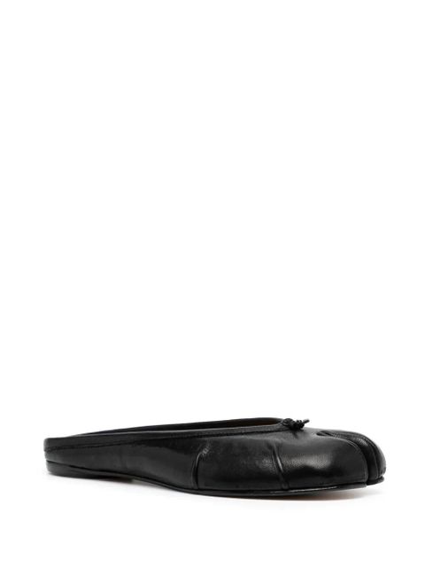 Maison Margiela Tabi leather mules - Black - zdjęcie produktu nr 2