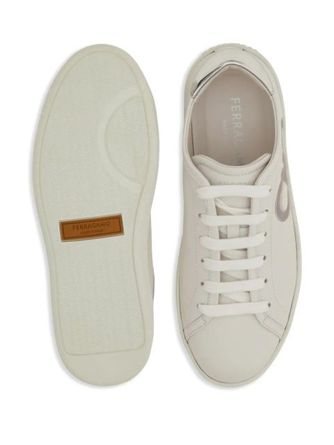 Ferragamo Double Gancini sneakers - White