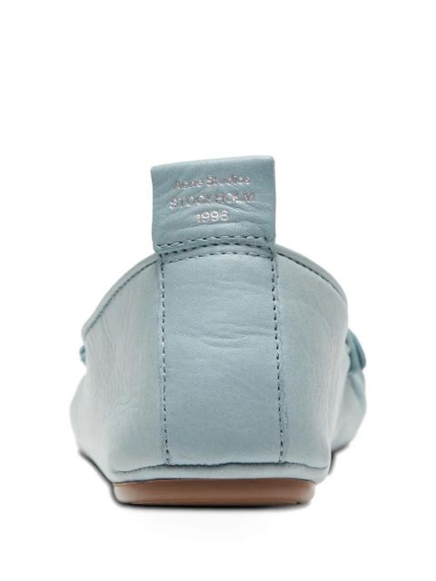 Acne Studios ruched loafers - Blue - zdjęcie produktu nr 2