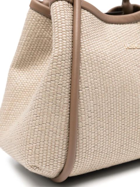 Max Mara logo-detail tote bag - Neutrals