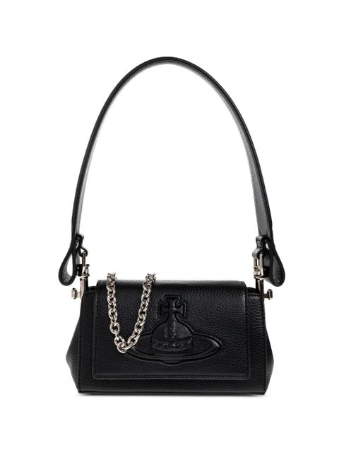 Vivienne Westwood debossed-orb chain-strap shoulder bag - Black - zdjęcie produktu nr 1