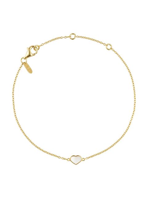 Design Letters bransoletka ze srebra pokrytego złotem