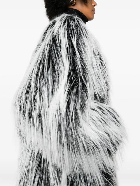 Sportmax Adesso faux fur coat - Black