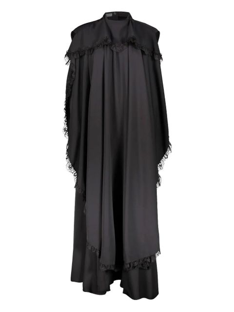 Balenciaga lace-detail maxi dress - Black - zdjęcie produktu nr 1