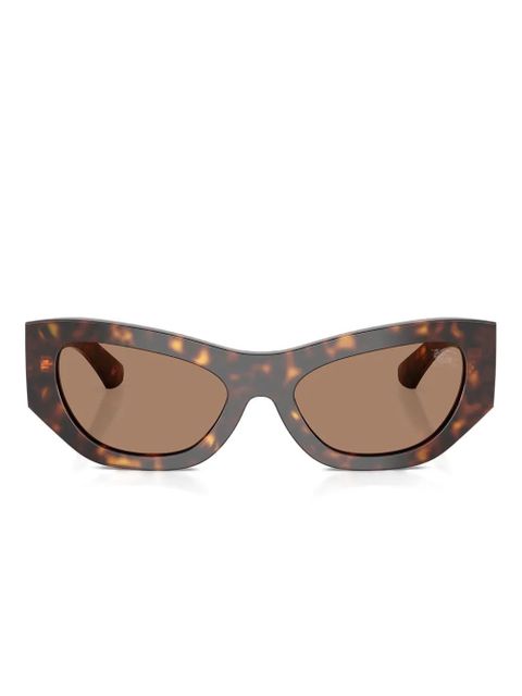 Burberry Eyewear tortoiseshell geometric sunglasses - Brown - zdjęcie produktu nr 1
